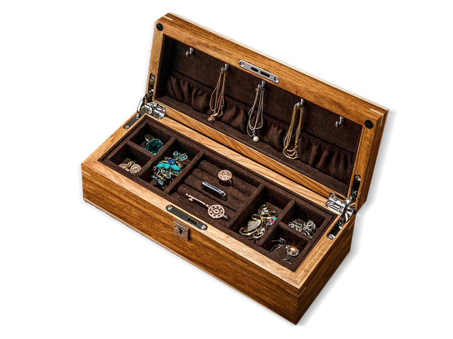 JWB038 wood jewelry box kits wood