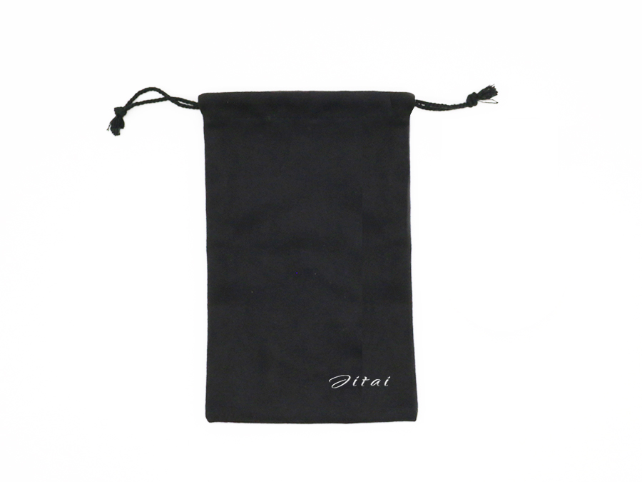 JPD068 black velvet drawstring je