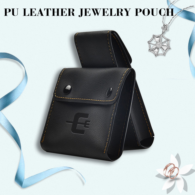 JPF016 black leather watch pouch