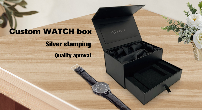 WPP016 Watch box with drawer