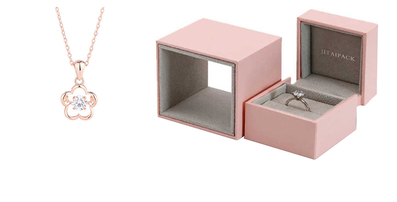 JPB107 Pink Cute Girl Type Ring Box