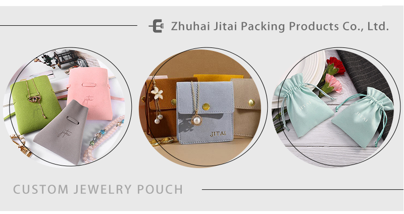 JPF040 Small velvet jewelry bags customized