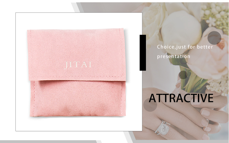 JPF040 Small velvet jewelry bags customized