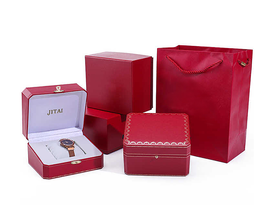 WPB046 red packaging box for watch