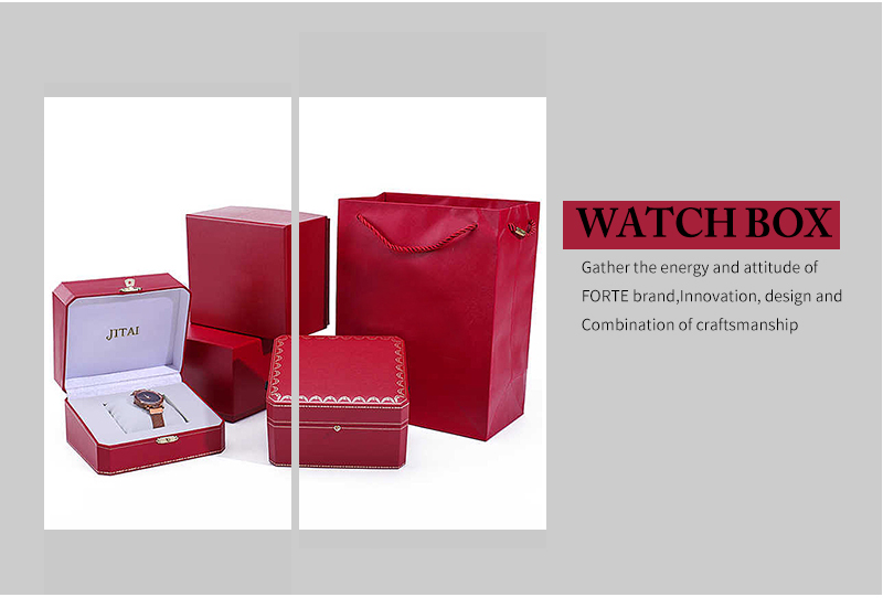 WPB046 red packaging box for watch