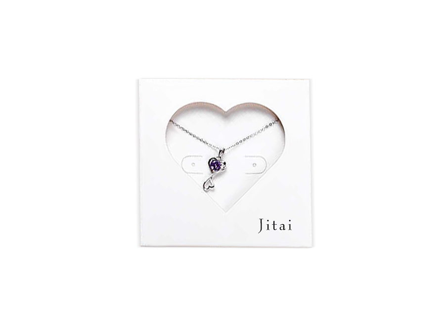 JTC028 heart shape jewelry card