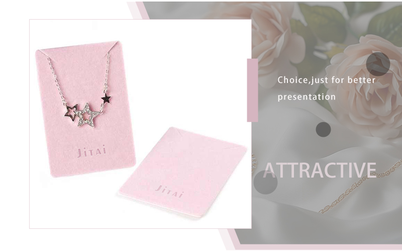 JTC029 velvet jewelry card