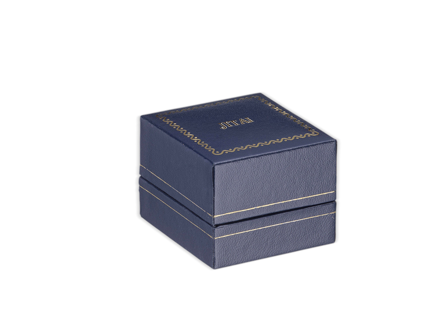 JPB124-2 navy blue fancy jewelry box