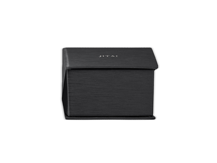 JFB042-3 black leatherette jewelry box