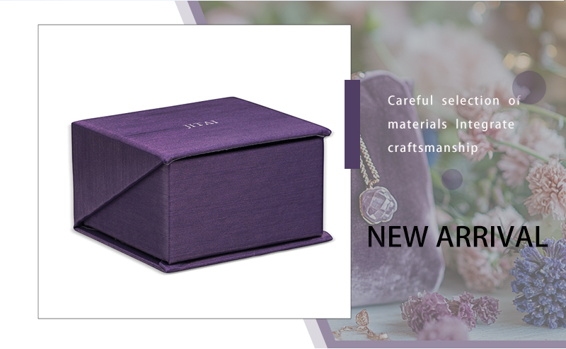 JFB042-1 lavender purple jewelry box