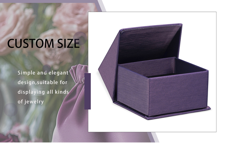 JFB042-1 lavender purple jewelry box