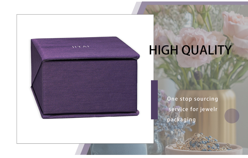 JFB042-1 lavender purple jewelry box