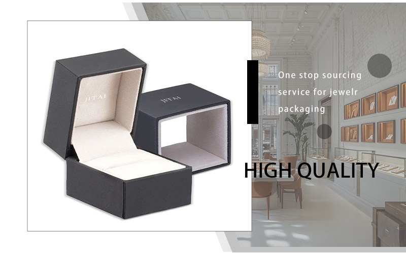 JPB128-2 luxury black jewellery boxes