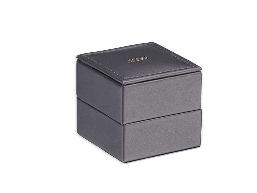 JPB129-2 charcoal gray ring box