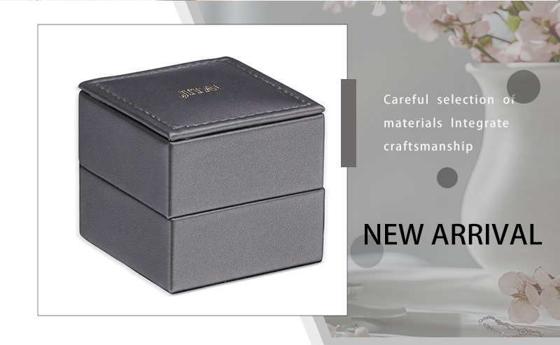 JPB129-2 charcoal gray ring box