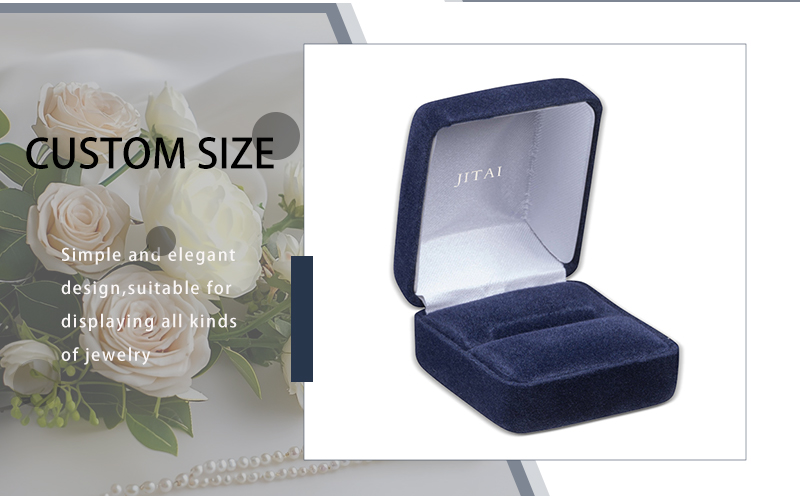 JPB131-1 velvet ring packaging box