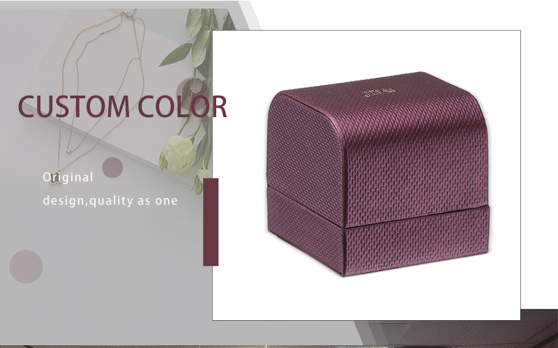 JPB132-4 burgundy red jewelry box