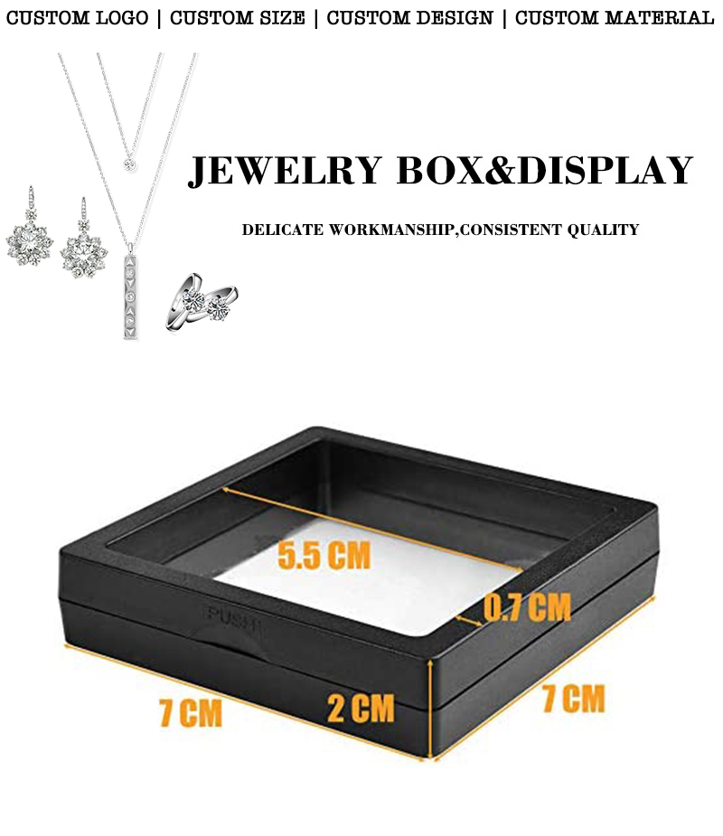 JCB002 jewelry plastic packing box