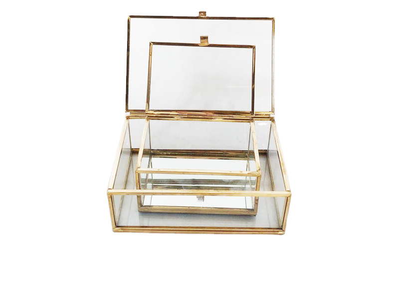 JCB003 transparent jewelry box packaging