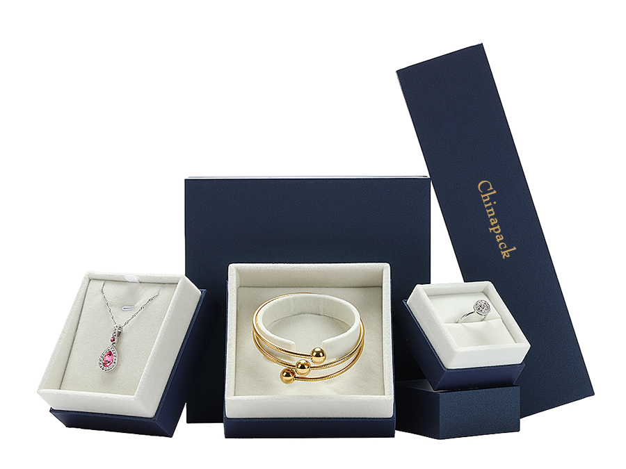 JTB010 dark blue jewellery packag