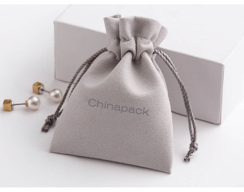 JPD033 grey jewellery pouch