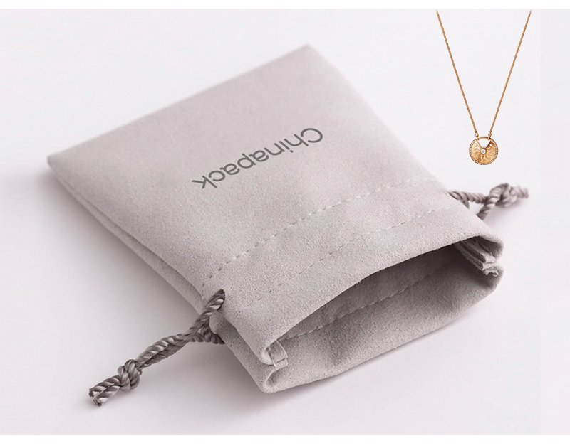 JPD033 grey jewellery pouch