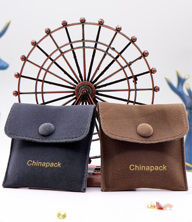 JPF005 black jewellery flap pouch