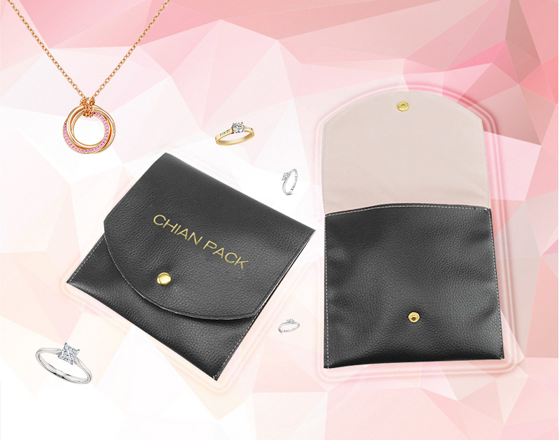 JPZ013 velvet jewellery zipper pouch